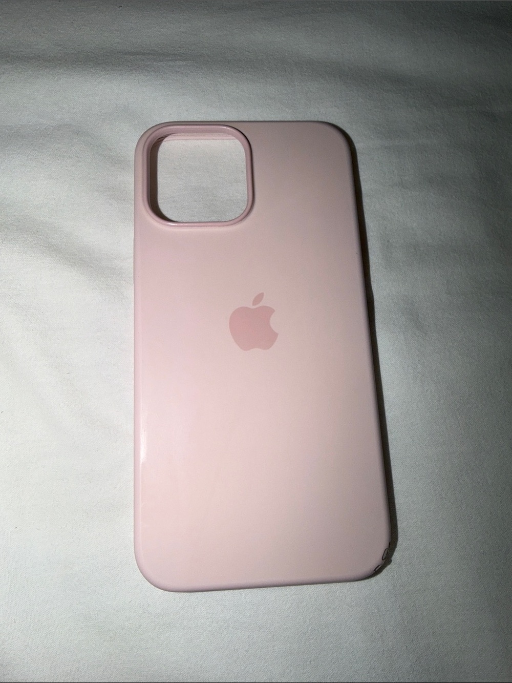 Apple Soft-Touch Silicone iPhone Case in Blush Pink